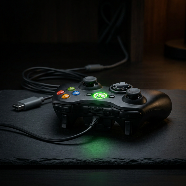 Controle De Xbox 360 Com Fio 1,9 metro