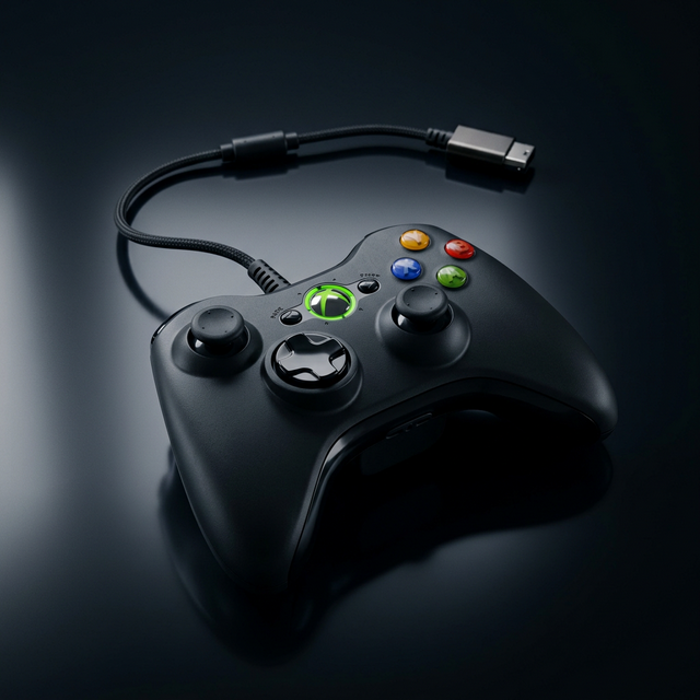 Controle De Xbox 360 Com Fio Para Video Game e PC