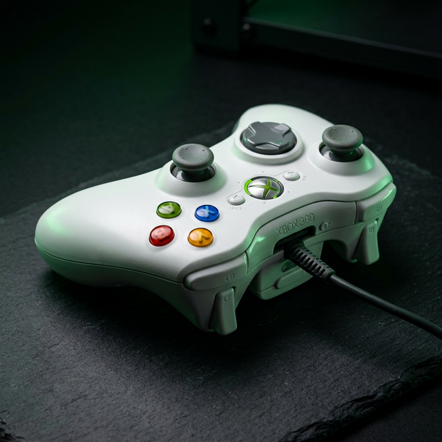 Controle Xbox 360 / PC Com Fio USB – Plug & Play