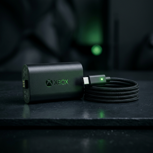 Kit Bateria Carregador Xbox One Cabo Recarregável